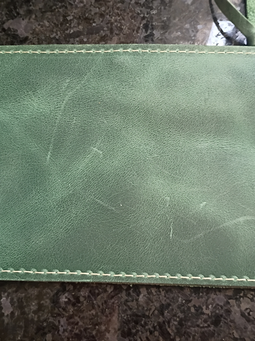 Portland Leather Green Zip Wallet/Wristlet 💚 - Picture 3 of 5